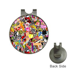 Sticker Bomb, Art, Cartoon, Dope Hat Clips With Golf Markers by nateshop