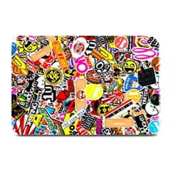 Sticker Bomb, Art, Cartoon, Dope Plate Mats