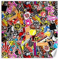 Sticker Bomb, Art, Cartoon, Dope Canvas 20  X 20  by nateshop