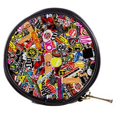 Sticker Bomb, Art, Cartoon, Dope Mini Makeup Bag by nateshop