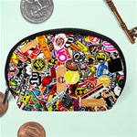 Sticker Bomb, Art, Cartoon, Dope Accessory Pouch (Large) Back