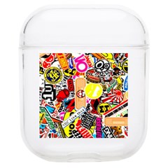 Sticker Bomb, Art, Cartoon, Dope Soft TPU AirPods 1/2 Case