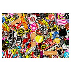 Sticker Bomb, Art, Cartoon, Dope Banner And Sign 6  X 4  by nateshop