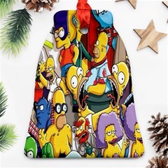 The Simpsons, Cartoon, Crazy, Dope Bell Ornament (two Sides) by nateshop