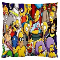 The Simpsons, Cartoon, Crazy, Dope Large Cushion Case (two Sides) by nateshop