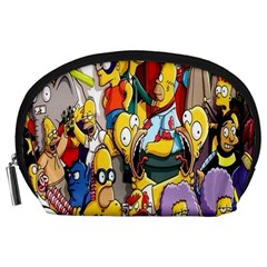 The Simpsons, Cartoon, Crazy, Dope Accessory Pouch (large) by nateshop