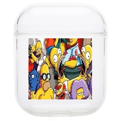 The Simpsons, Cartoon, Crazy, Dope Soft Tpu Airpods 1/2 Case by nateshop