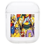 The Simpsons, Cartoon, Crazy, Dope Soft TPU AirPods 1/2 Case Front