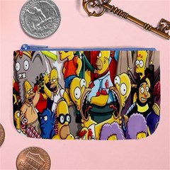 The Simpsons, Cartoon, Crazy, Dope Large Coin Purse by nateshop