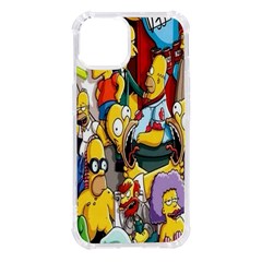 The Simpsons, Cartoon, Crazy, Dope Iphone 14 Tpu Uv Print Case by nateshop