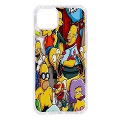 The Simpsons, Cartoon, Crazy, Dope Iphone 14 Plus Tpu Uv Print Case by nateshop