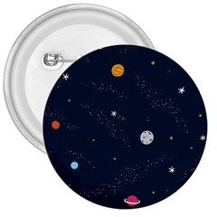 Universe Color Doodle , Art 3  Buttons by nateshop