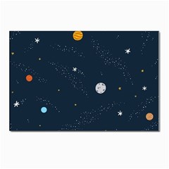 Universe Color Doodle , Art Postcards 5  X 7  (pkg Of 10) by nateshop