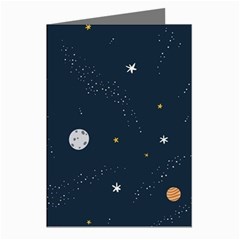 Universe Color Doodle , Art Greeting Cards (pkg Of 8) by nateshop