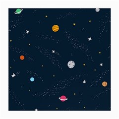 Universe Color Doodle , Art Medium Glasses Cloth by nateshop