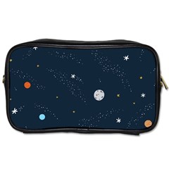 Universe Color Doodle , Art Toiletries Bag (two Sides) by nateshop