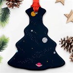 Universe Color Doodle , Art Christmas Tree Ornament (Two Sides) Front