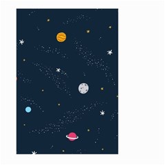 Universe Color Doodle , Art Large Garden Flag (two Sides) by nateshop