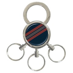 Abstract, Cool, Dark New, Pattern, Race 3-ring Key Chain by nateshop