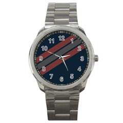 Abstract, Cool, Dark New, Pattern, Race Sport Metal Watch