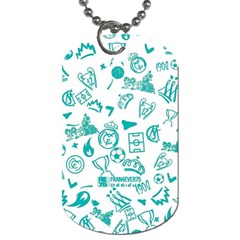 Background, Pattern, Sport Dog Tag (one Side)