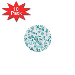 Background, Pattern, Sport 1  Mini Buttons (10 Pack)  by nateshop