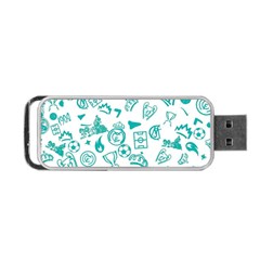 Background, Pattern, Sport Portable Usb Flash (two Sides) by nateshop