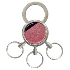 Abstract, Edge Style, Pink, Purple, 3-ring Key Chain by nateshop