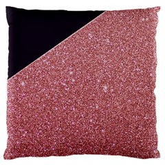 Abstract, Edge Style, Pink, Purple, Large Premium Plush Fleece Cushion Case (two Sides)