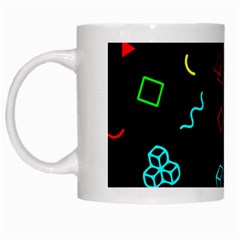 Black, Dark, Galaxy White Mug by nateshop