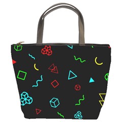 Black, Dark, Galaxy Bucket Bag by nateshop