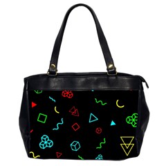 Black, Dark, Galaxy Oversize Office Handbag (2 Sides) by nateshop