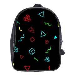 Black, Dark, Galaxy School Bag (xl) by nateshop