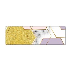 Geometric , Geometric, Gold, Marble, Pattern, Pink, Purple, Sticker Bumper (10 Pack) by nateshop