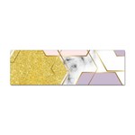 Geometric , Geometric, Gold, Marble, Pattern, Pink, Purple, Sticker Bumper (100 pack) Front