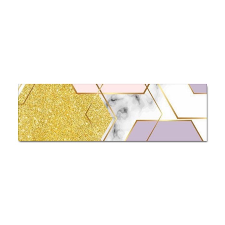 Geometric , Geometric, Gold, Marble, Pattern, Pink, Purple, Sticker Bumper (100 pack)