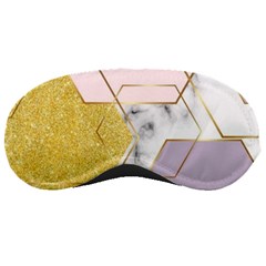 Geometric , Geometric, Gold, Marble, Pattern, Pink, Purple, Sleep Mask by nateshop