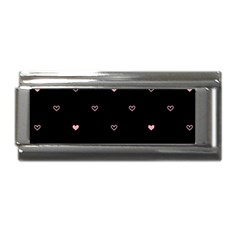 Heart, Background Superlink Italian Charm (9mm) by nateshop