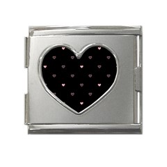 Heart, Background Mega Link Heart Italian Charm (18mm) by nateshop