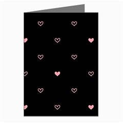 Heart, Background Greeting Cards (pkg Of 8)