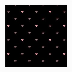 Heart, Background Medium Glasses Cloth (2 Sides) by nateshop