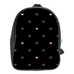 Heart, Background School Bag (large) by nateshop