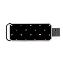 Heart, Background Portable Usb Flash (two Sides) by nateshop