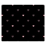 Heart, Background Two Sides Premium Plush Fleece Blanket (Small) 50 x40  Blanket Front