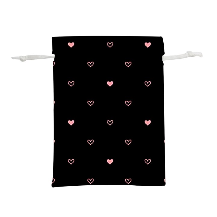 Heart, Background Lightweight Drawstring Pouch (M)