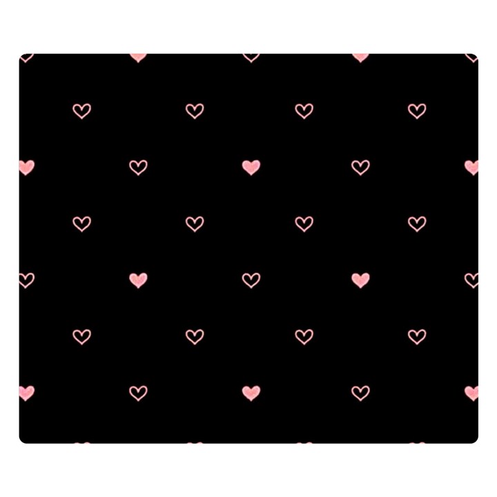 Heart, Background Premium Plush Fleece Blanket (Small)