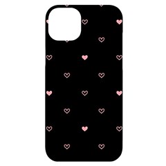 Heart, Background Iphone 14 Plus Black Uv Print Case by nateshop