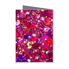 Pink Glitter, Cute, Girly, Glitter, Pink, Purple, Sparkle Mini Greeting Cards (pkg Of 8) by nateshop