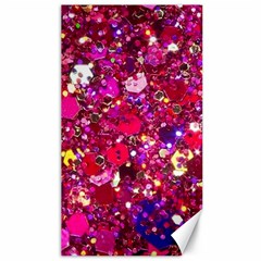 Pink Glitter, Cute, Girly, Glitter, Pink, Purple, Sparkle Canvas 40  X 72  by nateshop