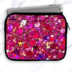 Pink Glitter, Cute, Girly, Glitter, Pink, Purple, Sparkle Apple Ipad 2/3/4 Zipper Cases by nateshop